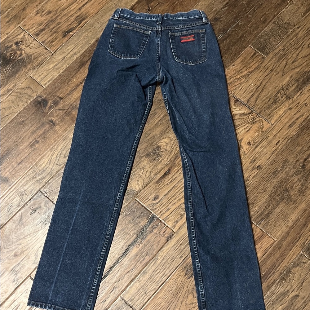 Twenty X Dark Blue Boot Cut Jeans - Picture 7 of 9